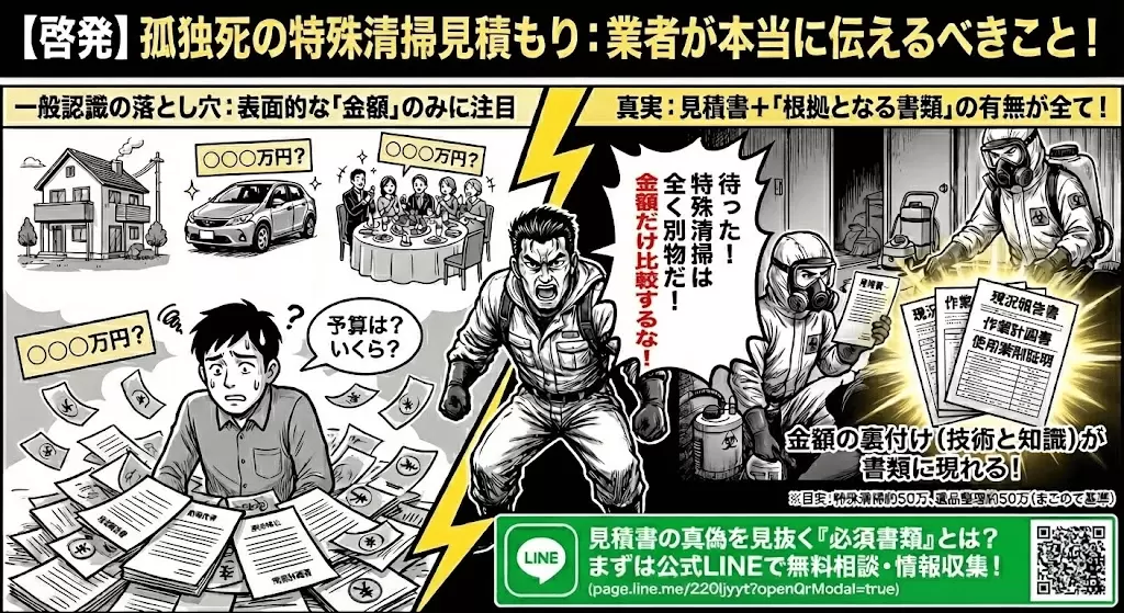 特殊清掃の見積もり