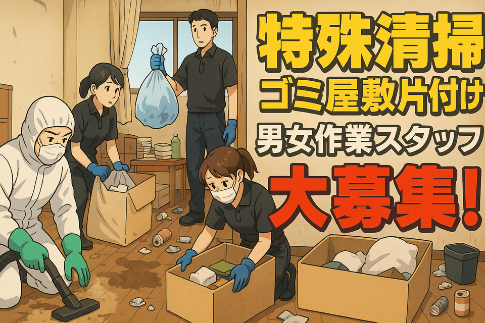 まごのての特殊清掃員大募集