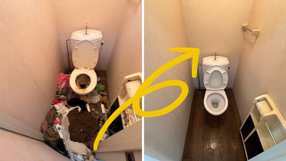 汚部屋では排水トラブルが起きてる確率が高い