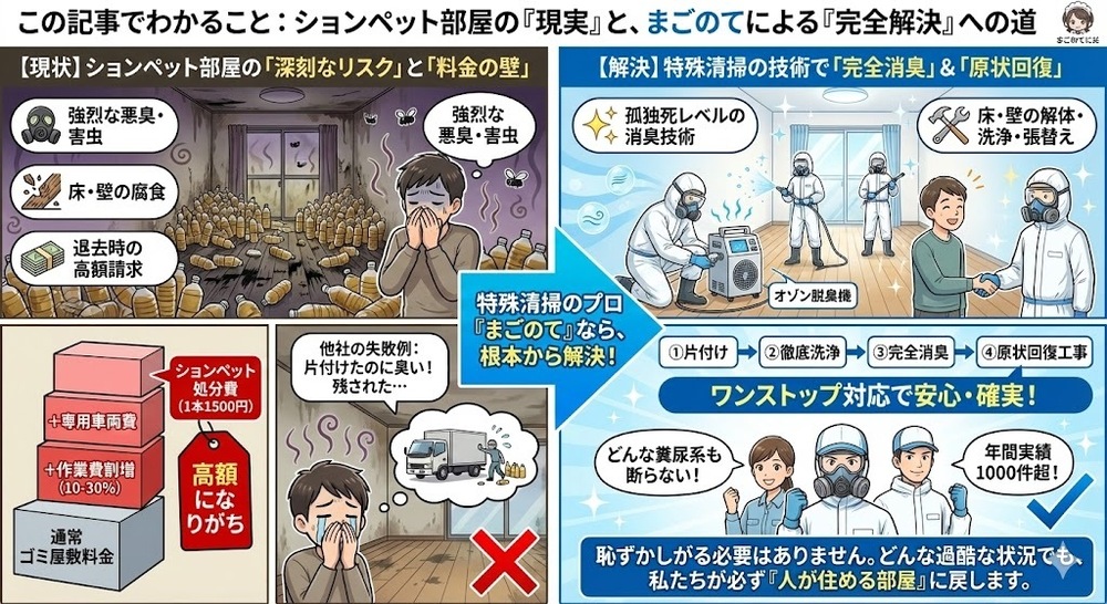 ションペットゴミ屋敷の過酷さ