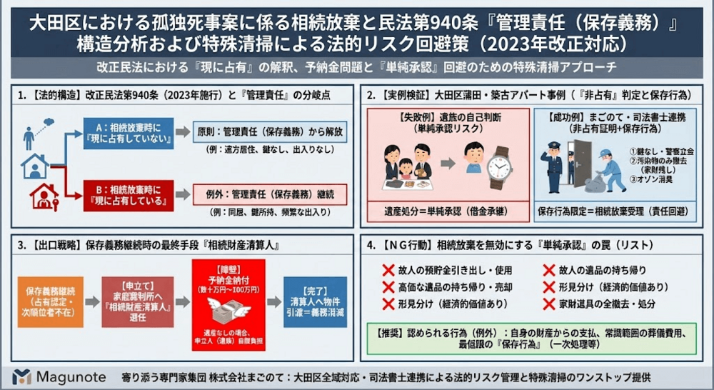 大田区の孤独死特殊清掃