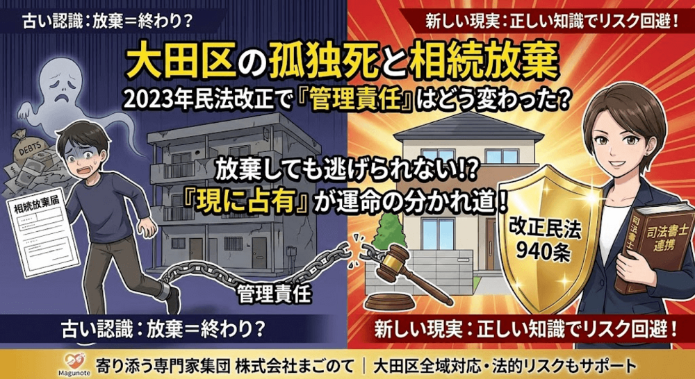 大田区の孤独死特殊清掃