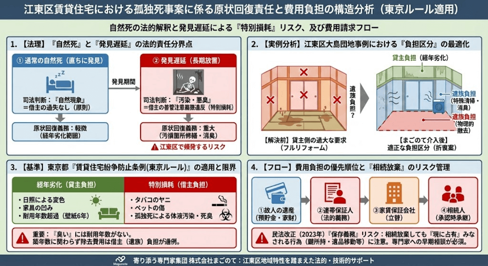 江東区の孤独死の特殊清掃