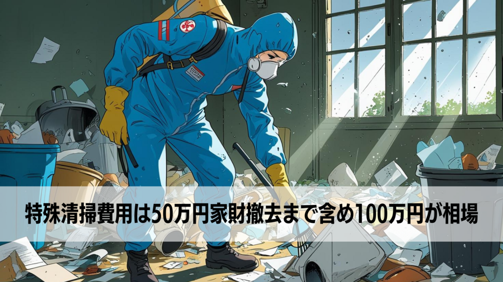 孤独死の特殊清掃高額事例