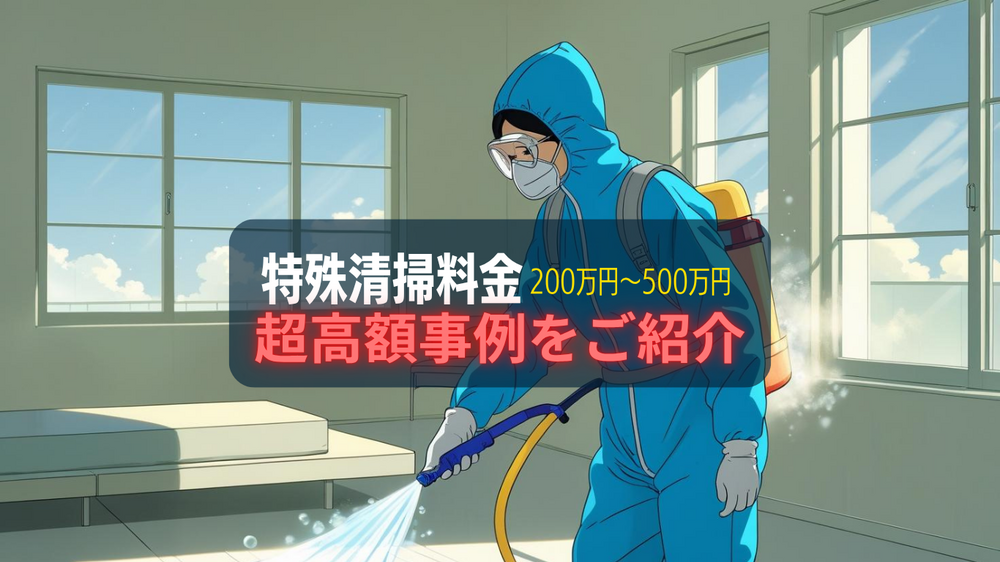 特殊清掃ボッタクリ事例