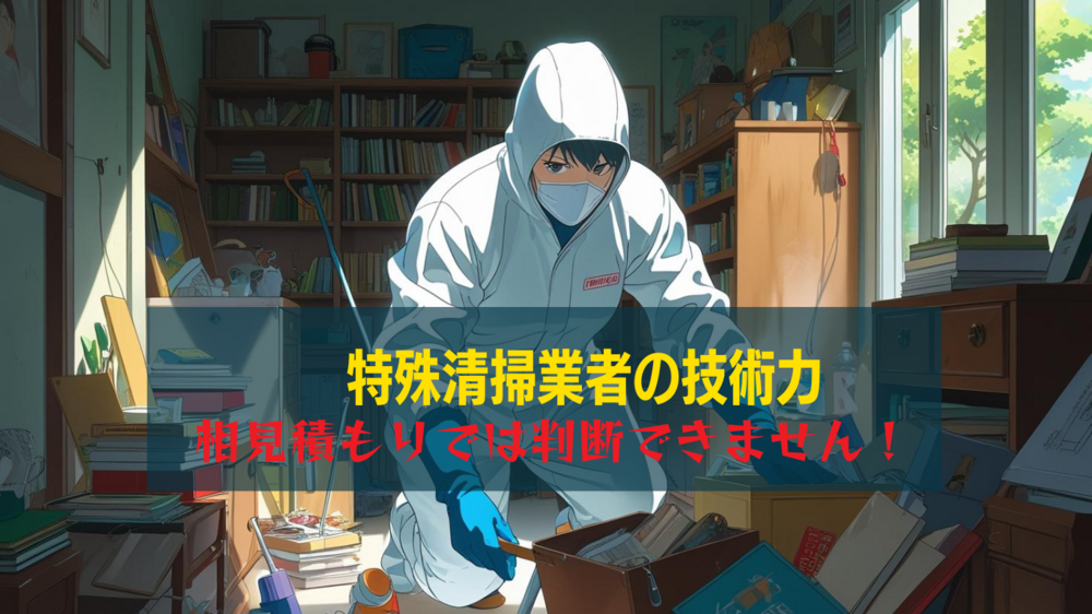 相見積で業者の技量はわからない
