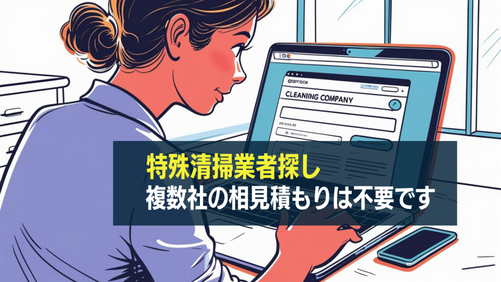 特殊清掃業者選びで相見積はNG行為