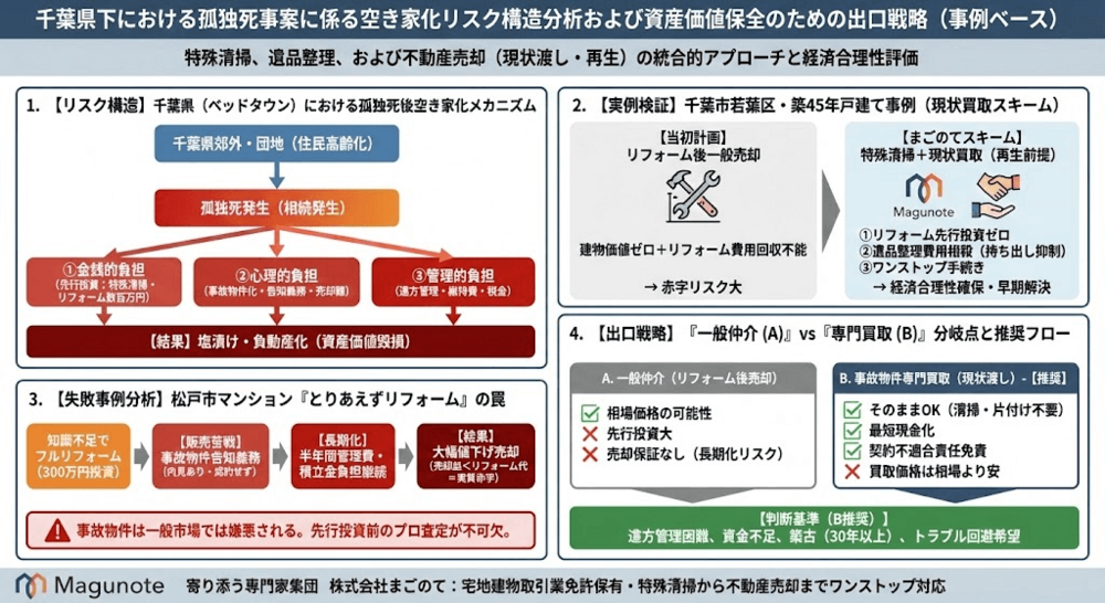千葉県の特殊清掃と事故物件買取