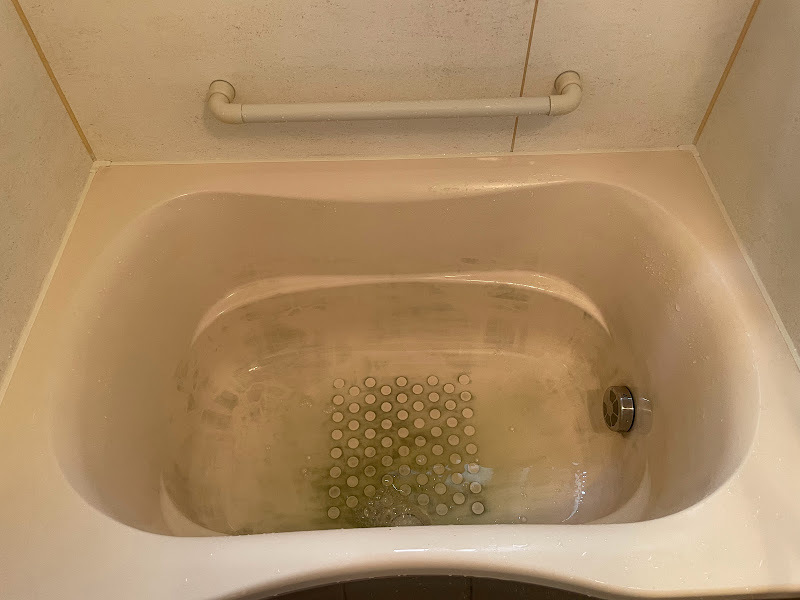 入浴剤の染み