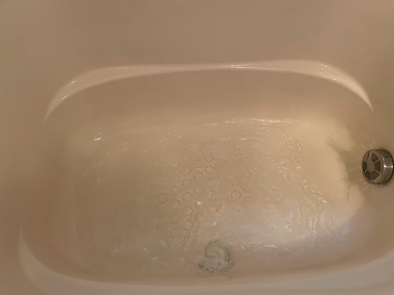 バスタブの染み抜き