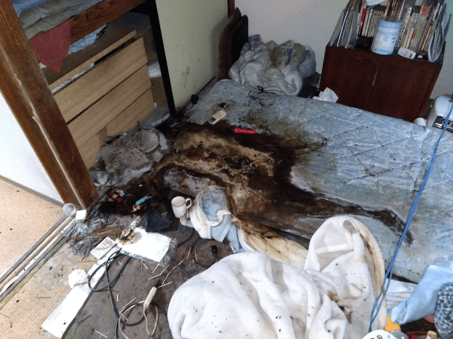 真夏の孤独死特殊清掃
