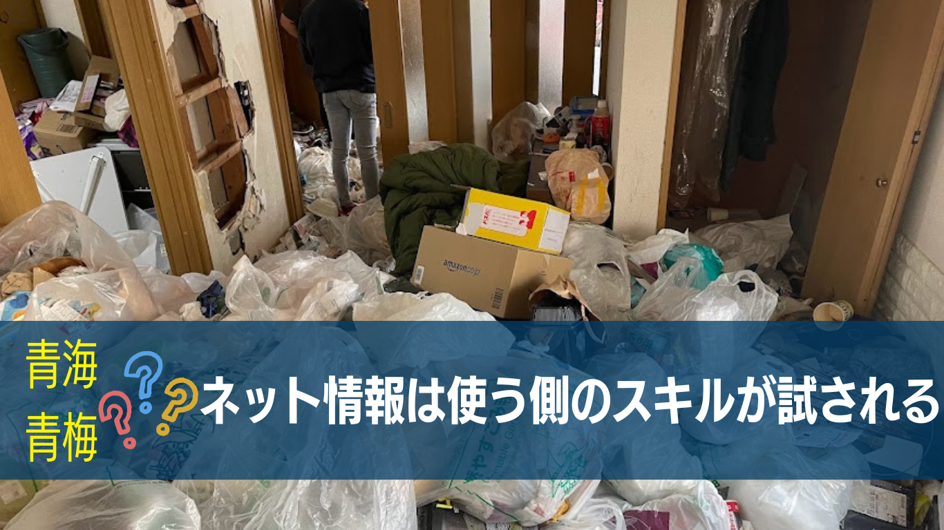 ネット情報は分析力が大事