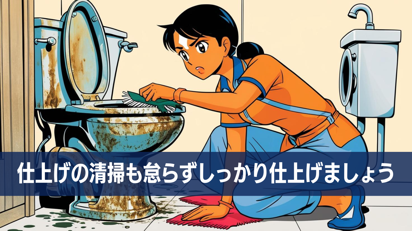 退去前ハウスクリーニング