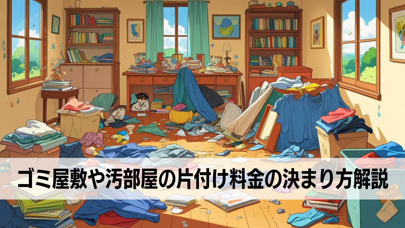 ゴミ屋敷片付け料金の決まり方