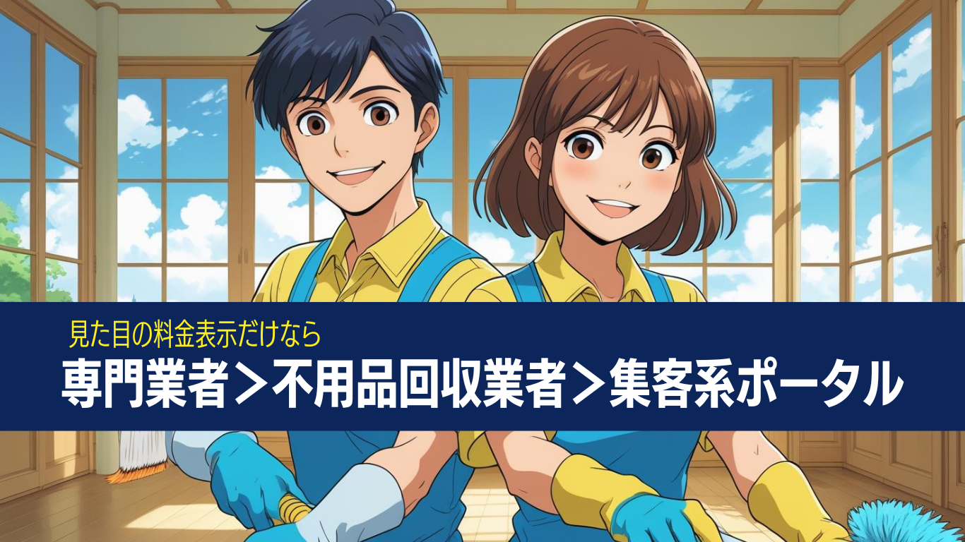 ゴミ屋敷片付け業者の料金