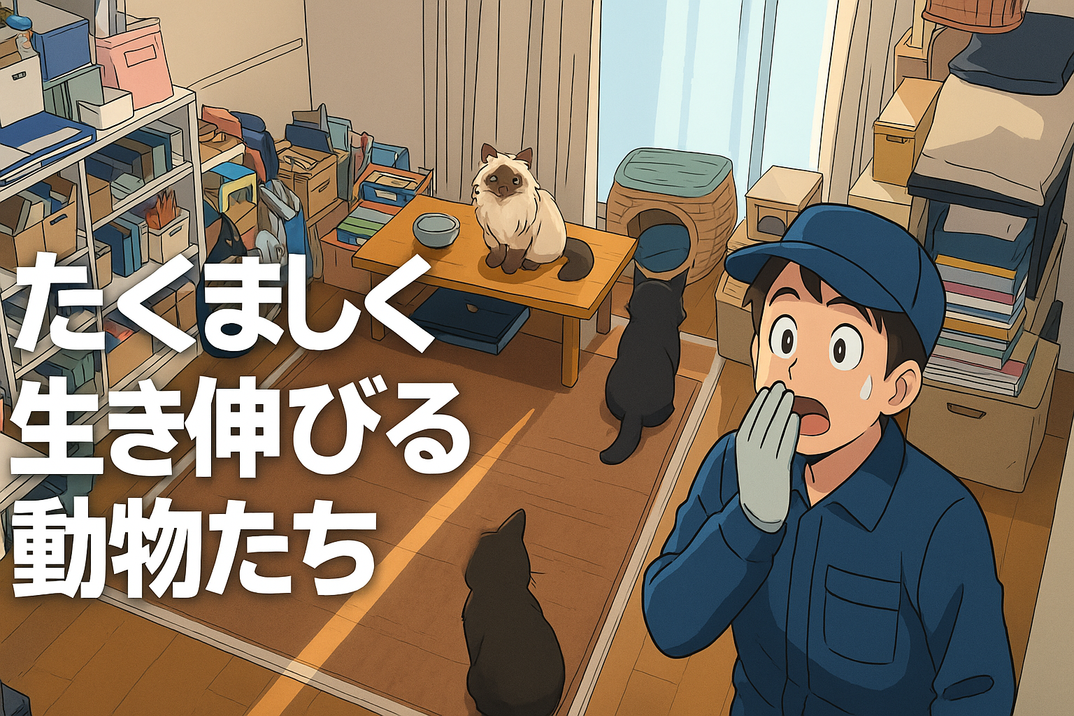 生き延びた猫