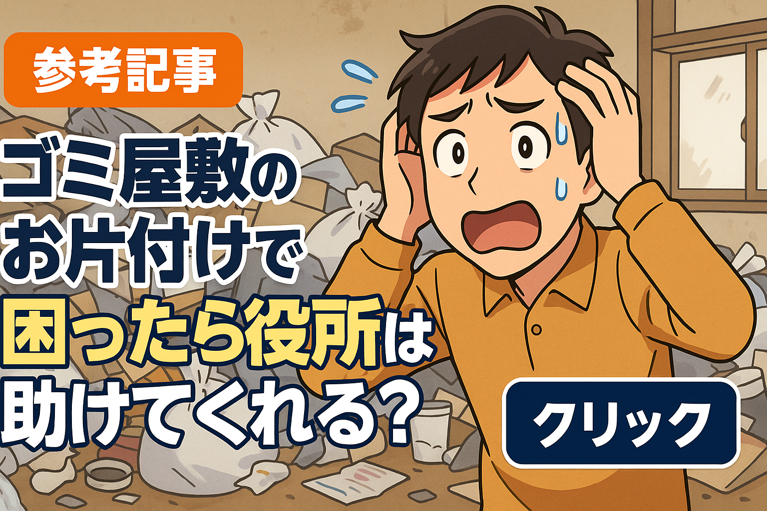 ゴミ屋敷片付けで困ったら役所に相談