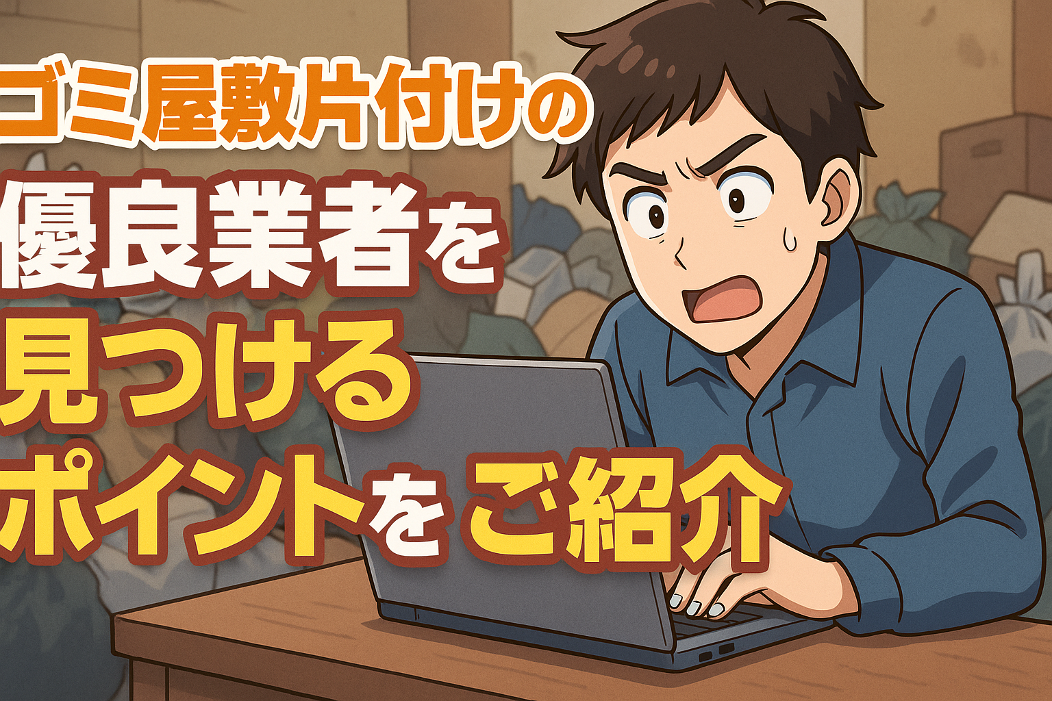 東京版ゴミ屋敷片付け業者の見分け方
