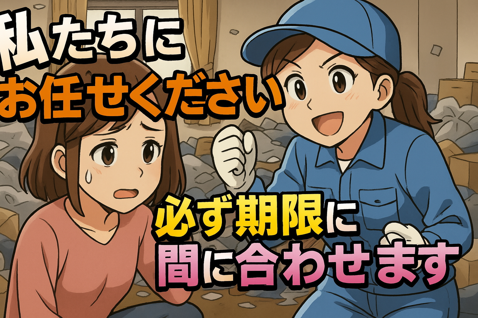 ゴミ屋敷の引越お任せください