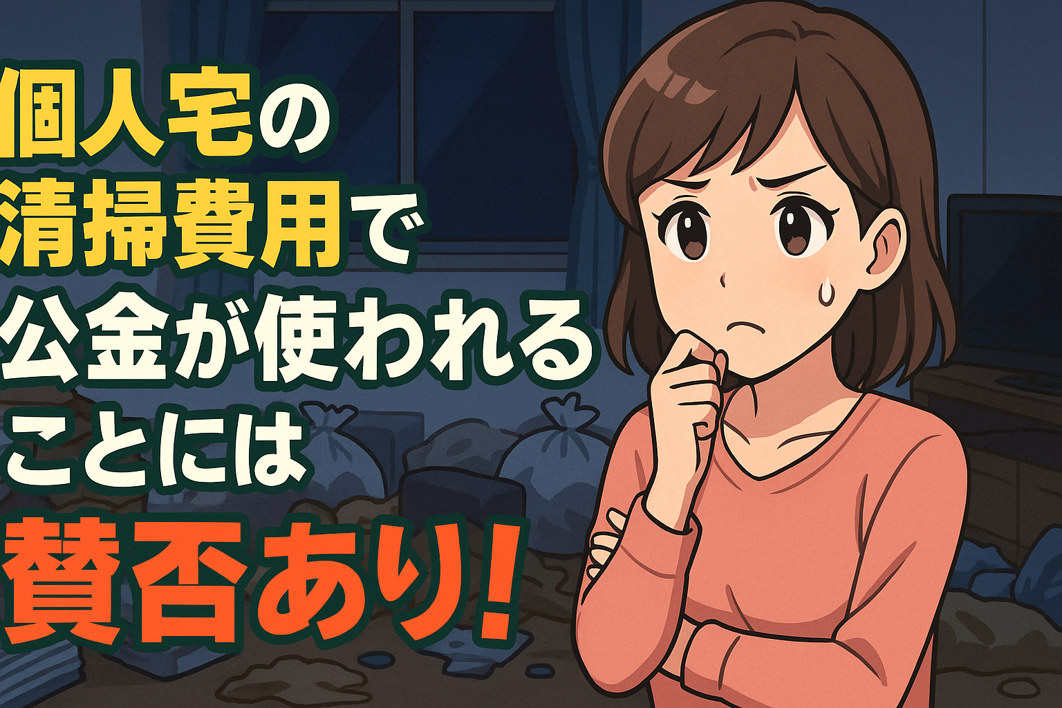 生活保護のゴミ屋敷片付け