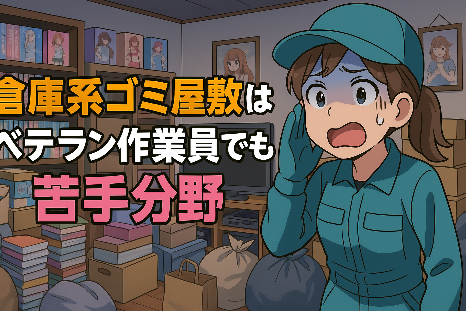 倉庫系ゴミ屋敷の難しさ