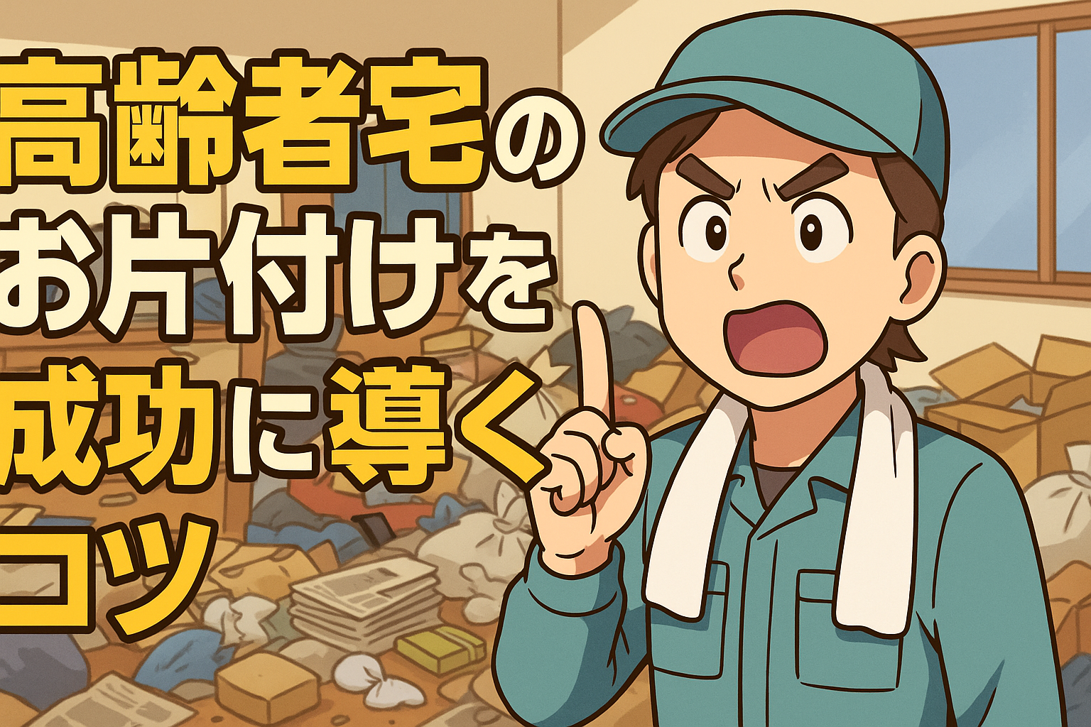 高齢者宅のゴミ屋敷片付け