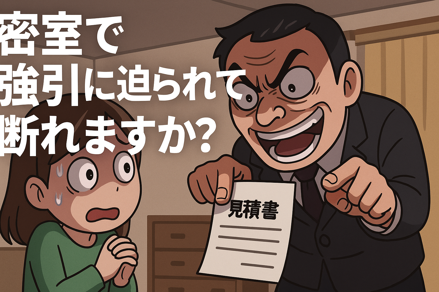押し売りのような不用品回収業者