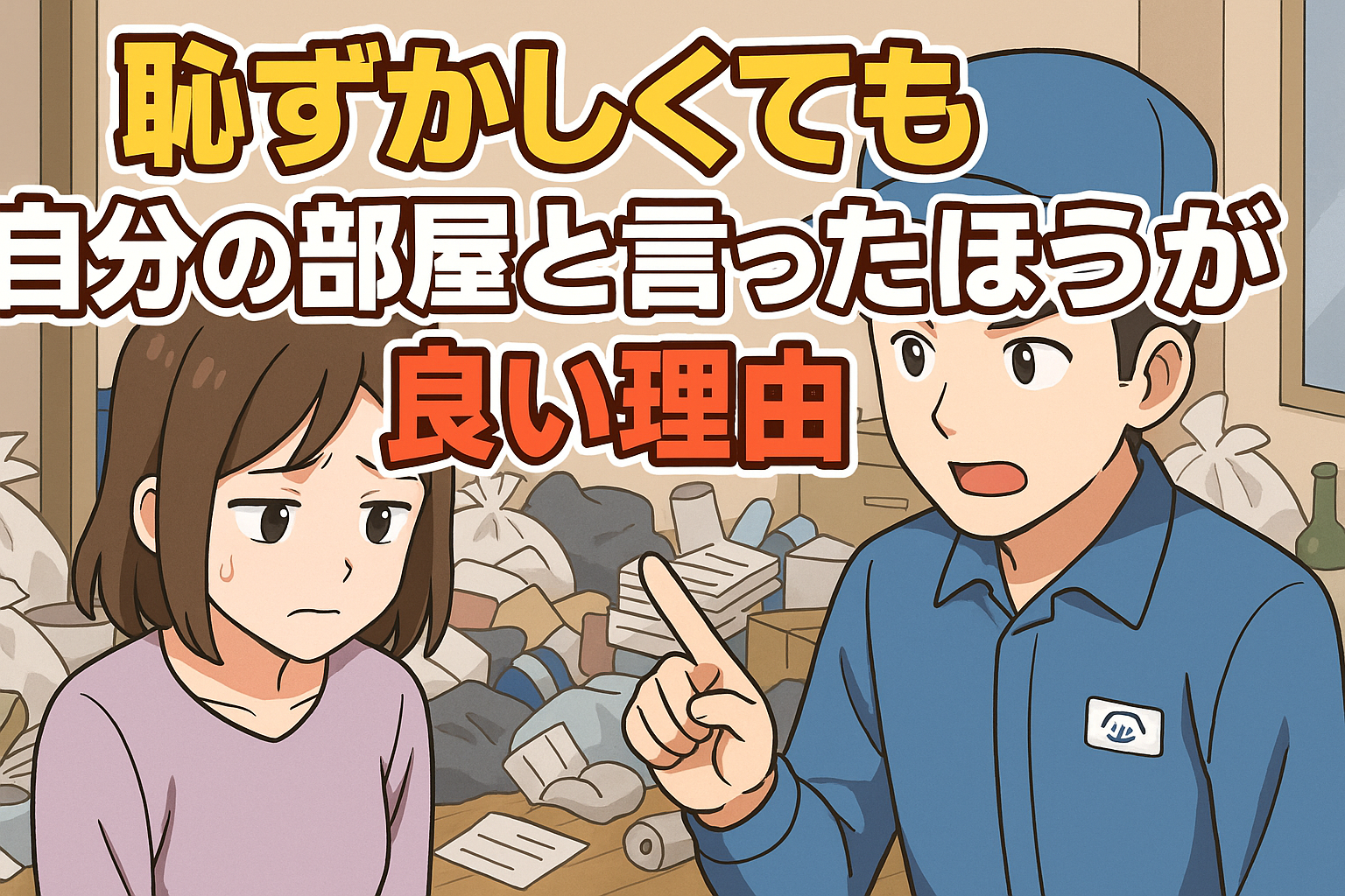 ゴミ屋敷片付けの依頼でNGな行為