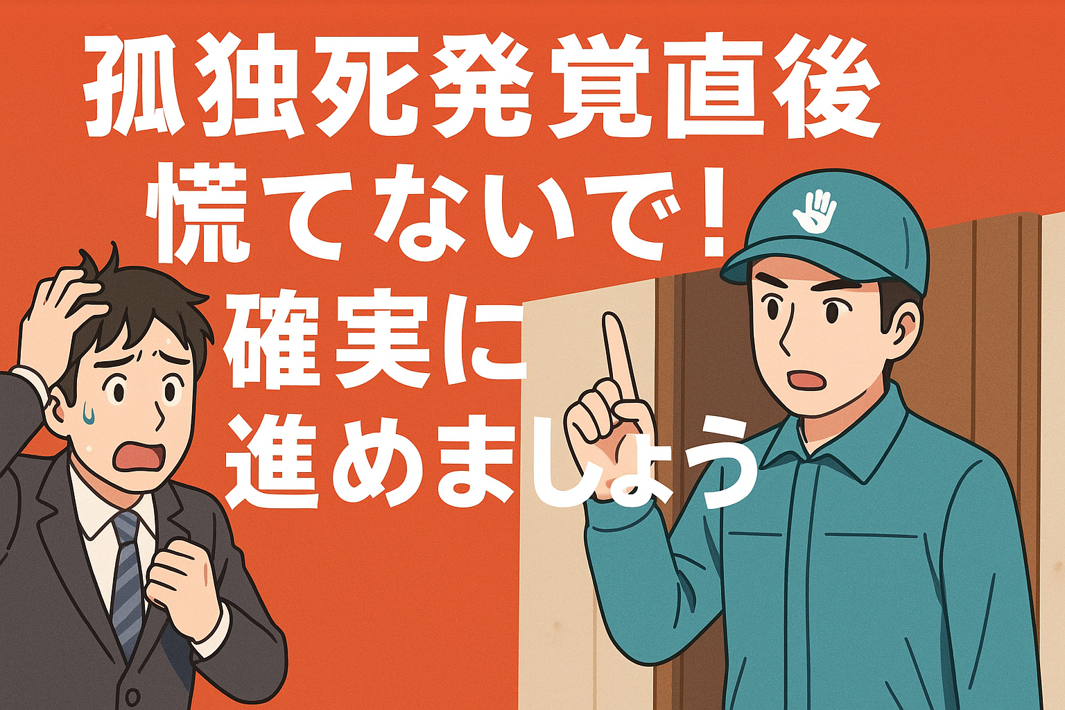 孤独死が起きた時にやるべきことは多くない