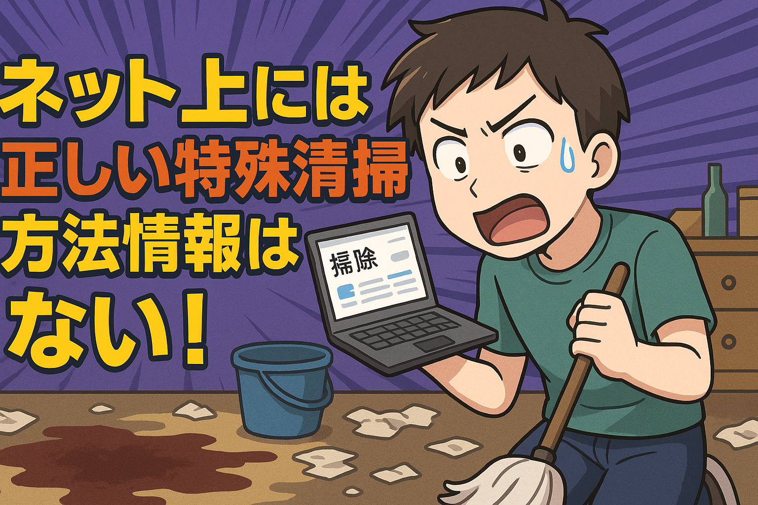 特殊清掃は自力で可能か