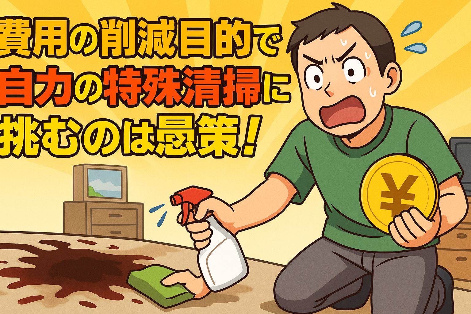 特殊清掃を自力でやる