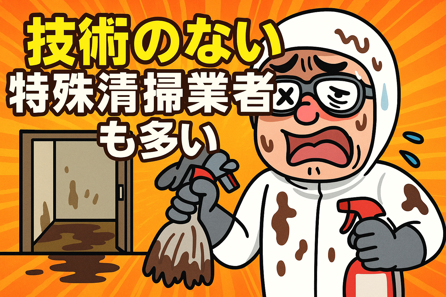 自称特殊清掃業者多すぎ