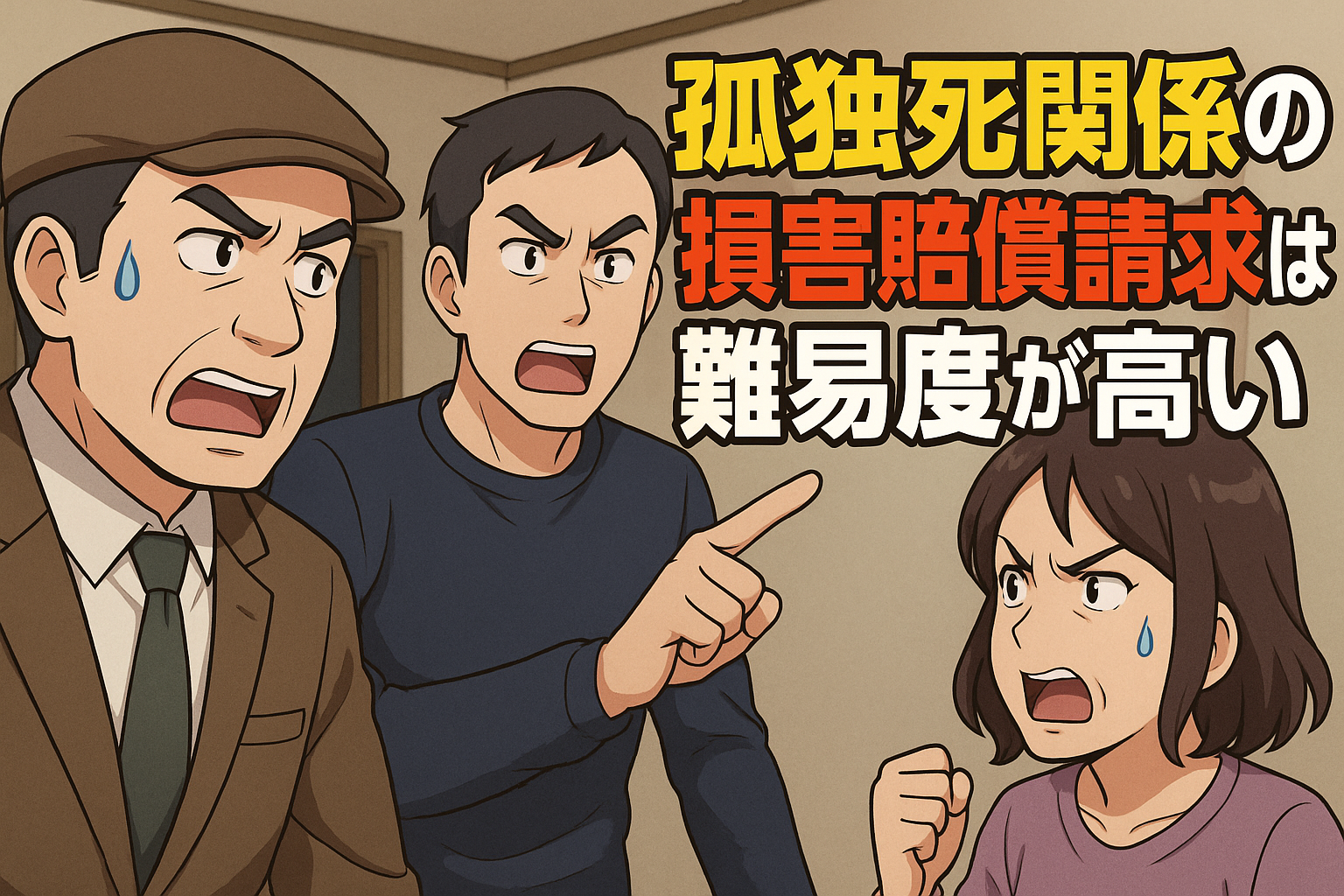 隣人の孤独死での損害賠償請求