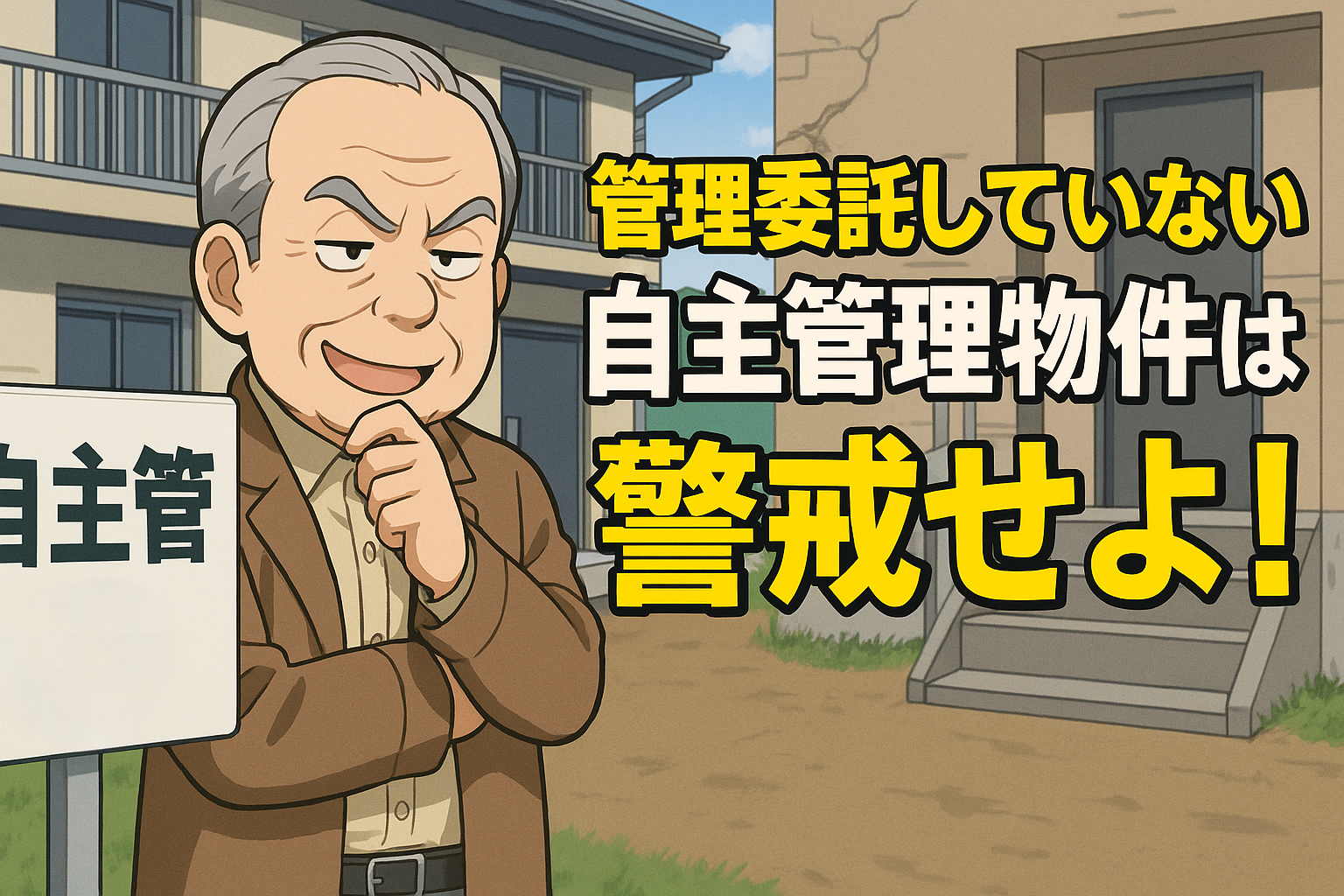 自主管理大家物件はトラブルが起きやすい