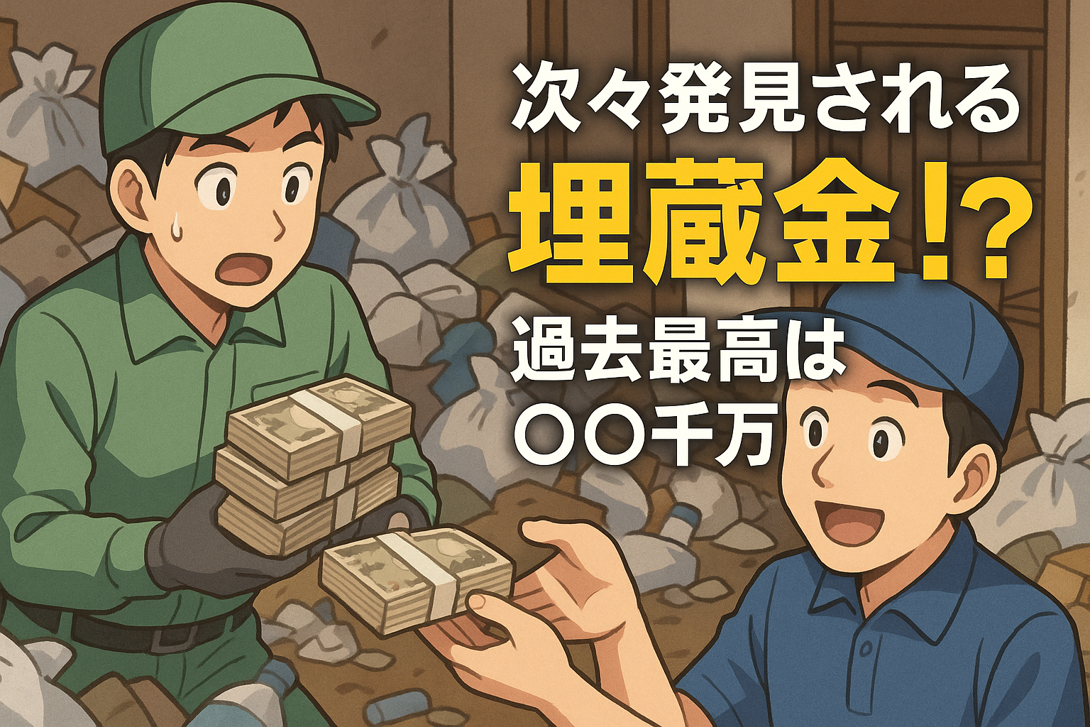 次々にお金を発見した家のお片付け