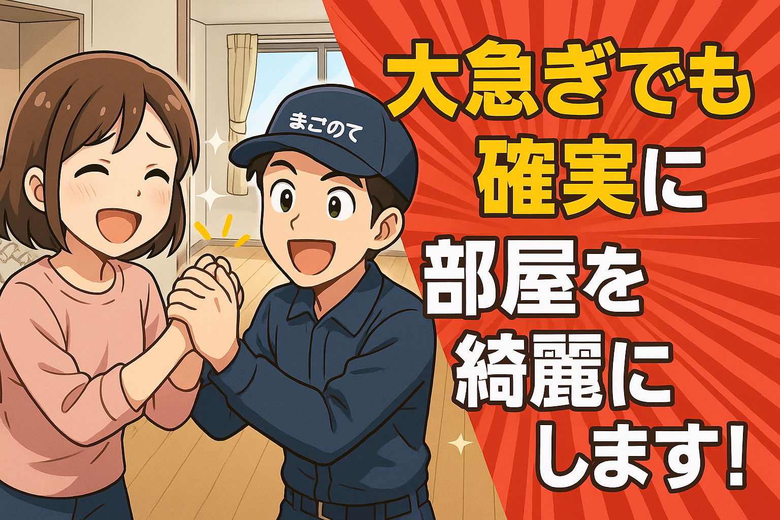 江戸川区、江東区大至急の部屋のお片付け