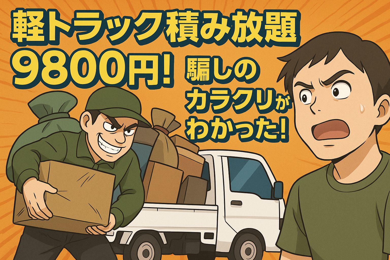 不用品回収業者の定額パックを理解した