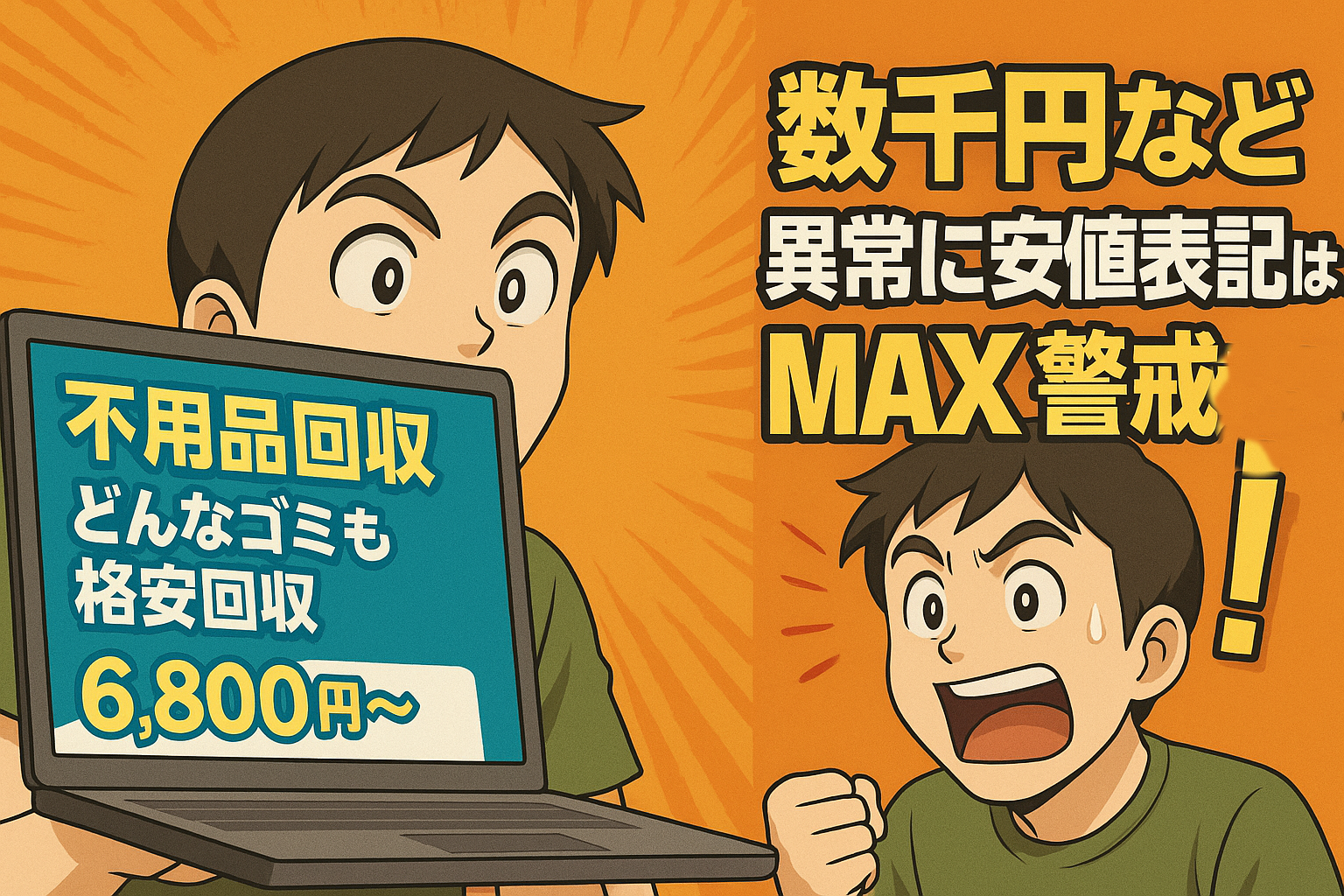 悪徳不用品回収屋にひっかからないために