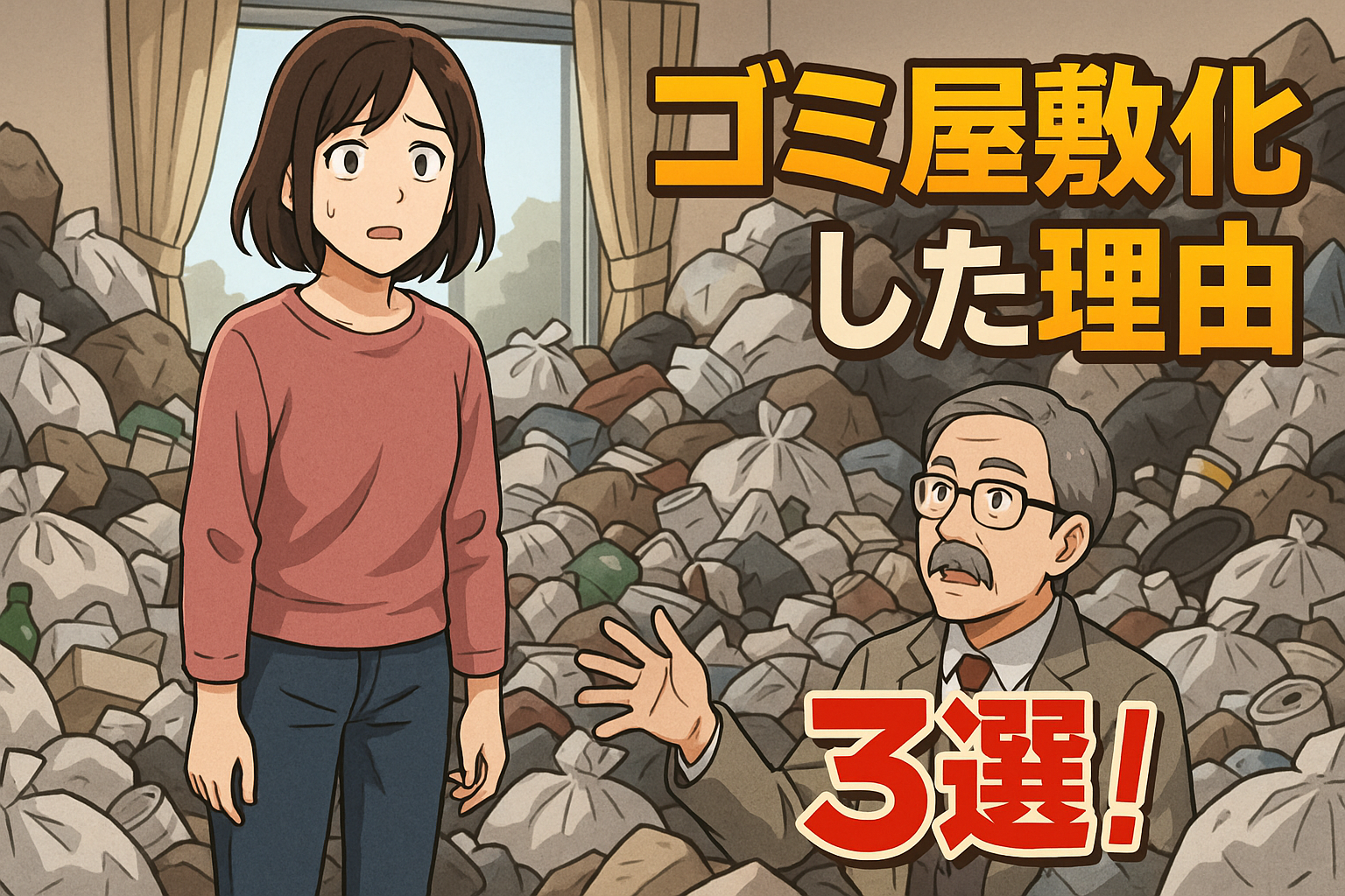 ゴミ屋敷になった理由三選