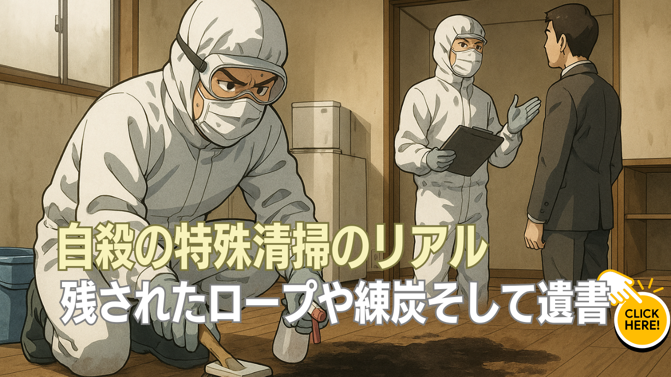 自殺の特殊清掃解説