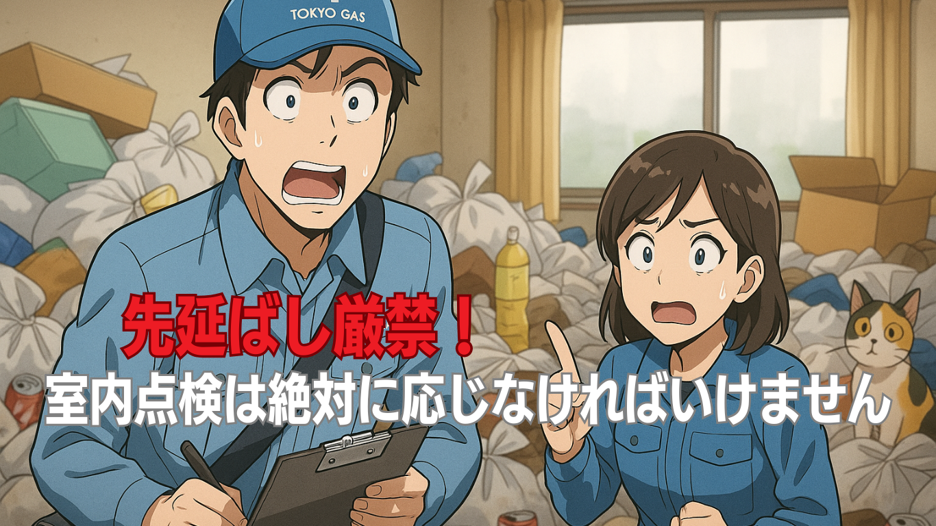 ゴミ屋敷住人の恐怖!室内点検