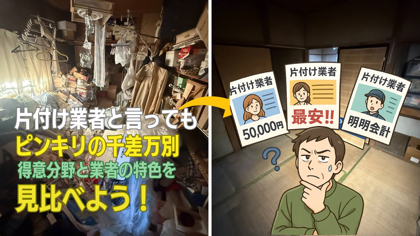 ゴミ屋敷業者と掲げてても出来ないことがある