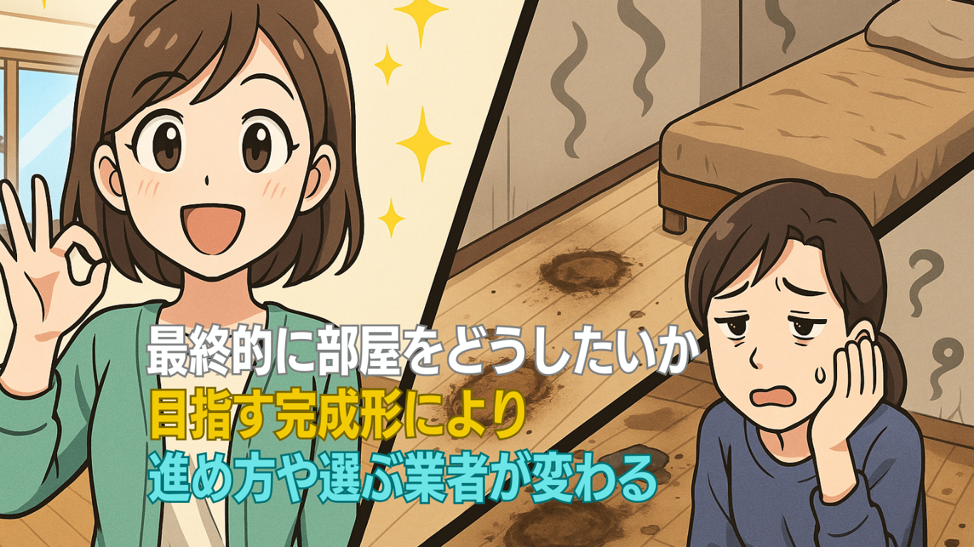 完全消臭したいなら特殊清掃一次処理
