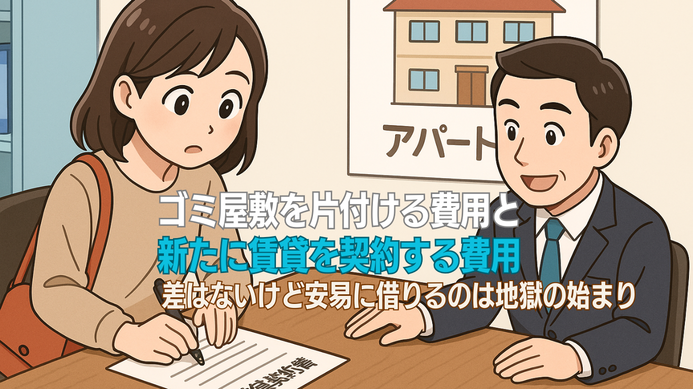 ゴミ屋敷の二重家賃