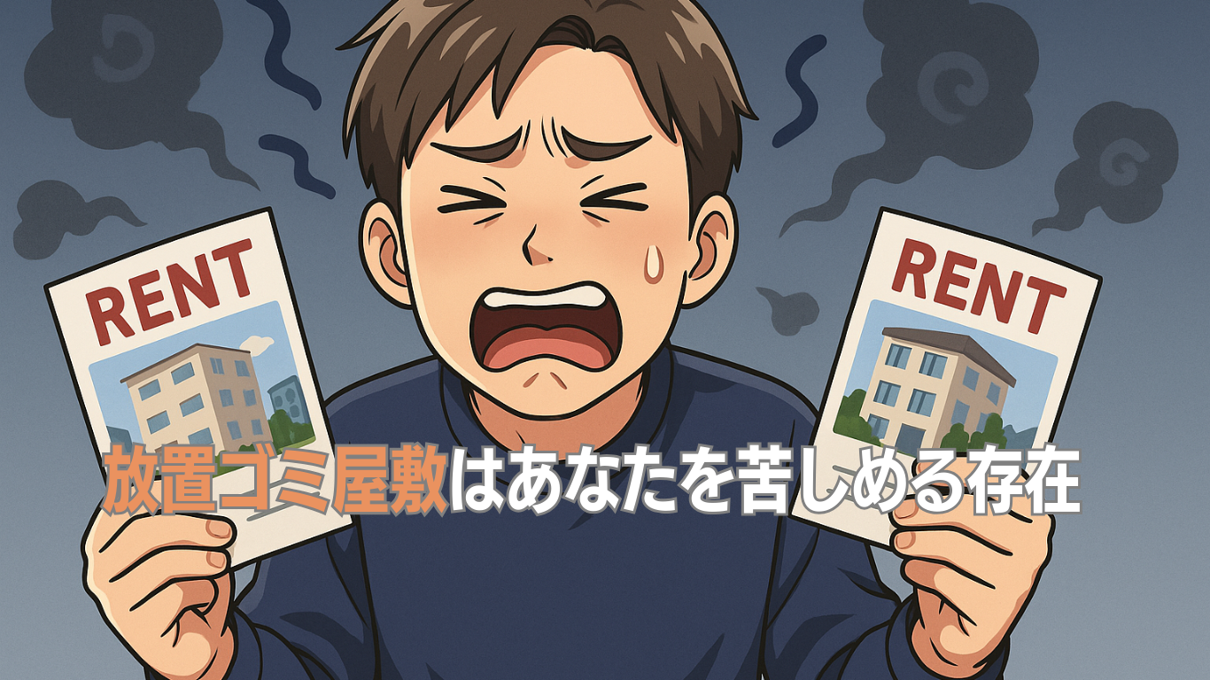 放置型ゴミ屋敷実例