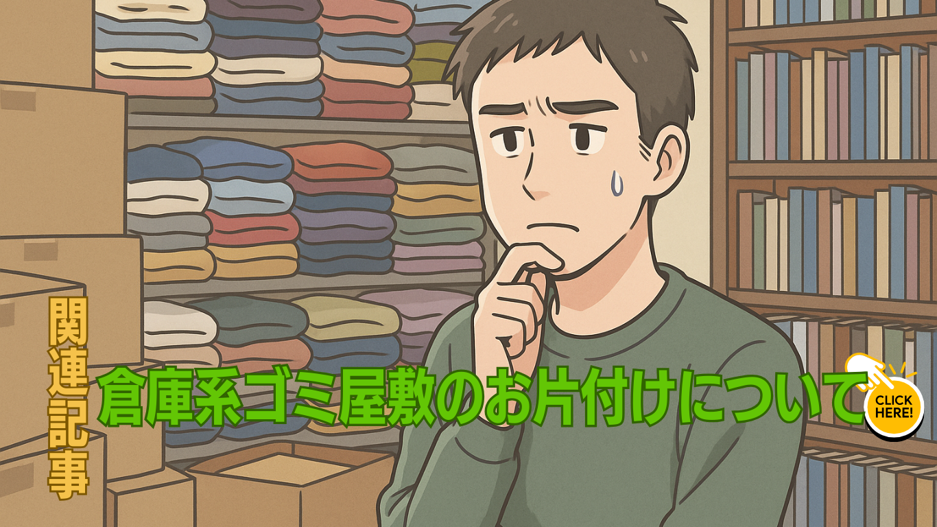 倉庫系ゴミ屋敷のお片付けについて