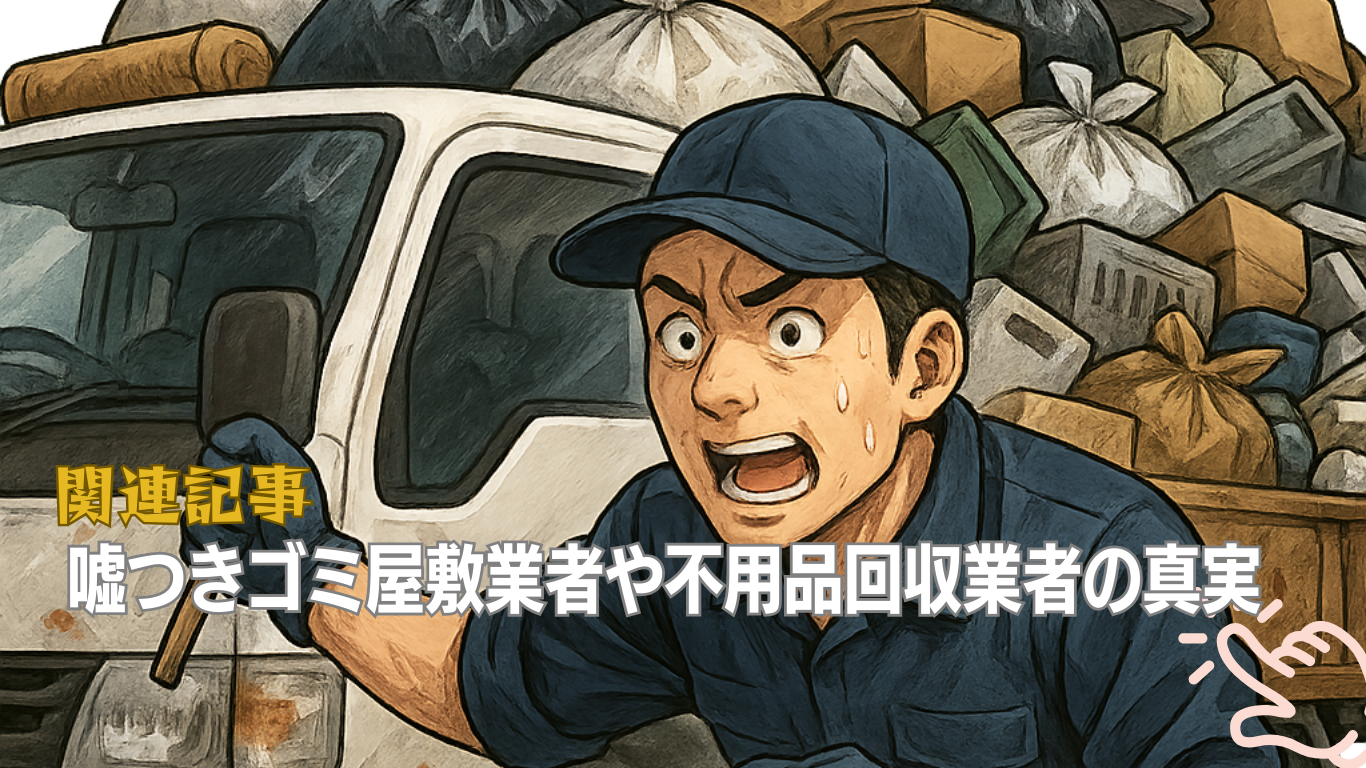クチコミ高評価連発のゴミ屋敷業者の真実
