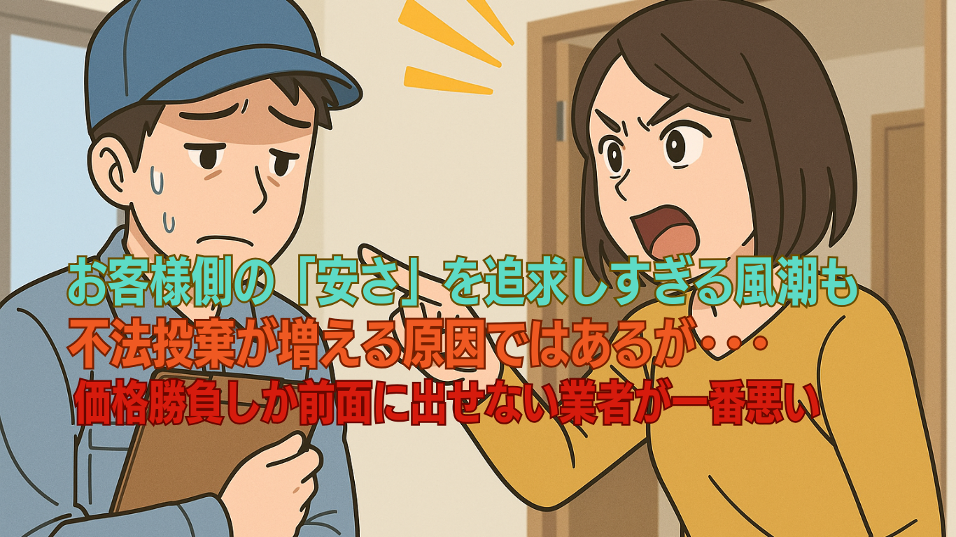 安物を求めるお客が増えた