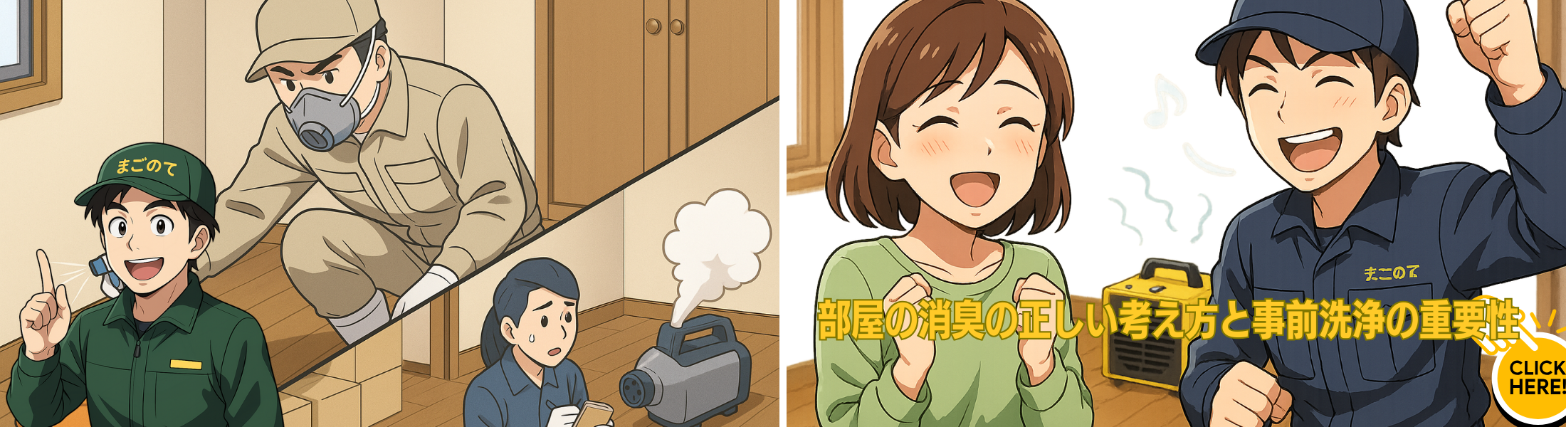 部屋の消臭の正しい考え方
