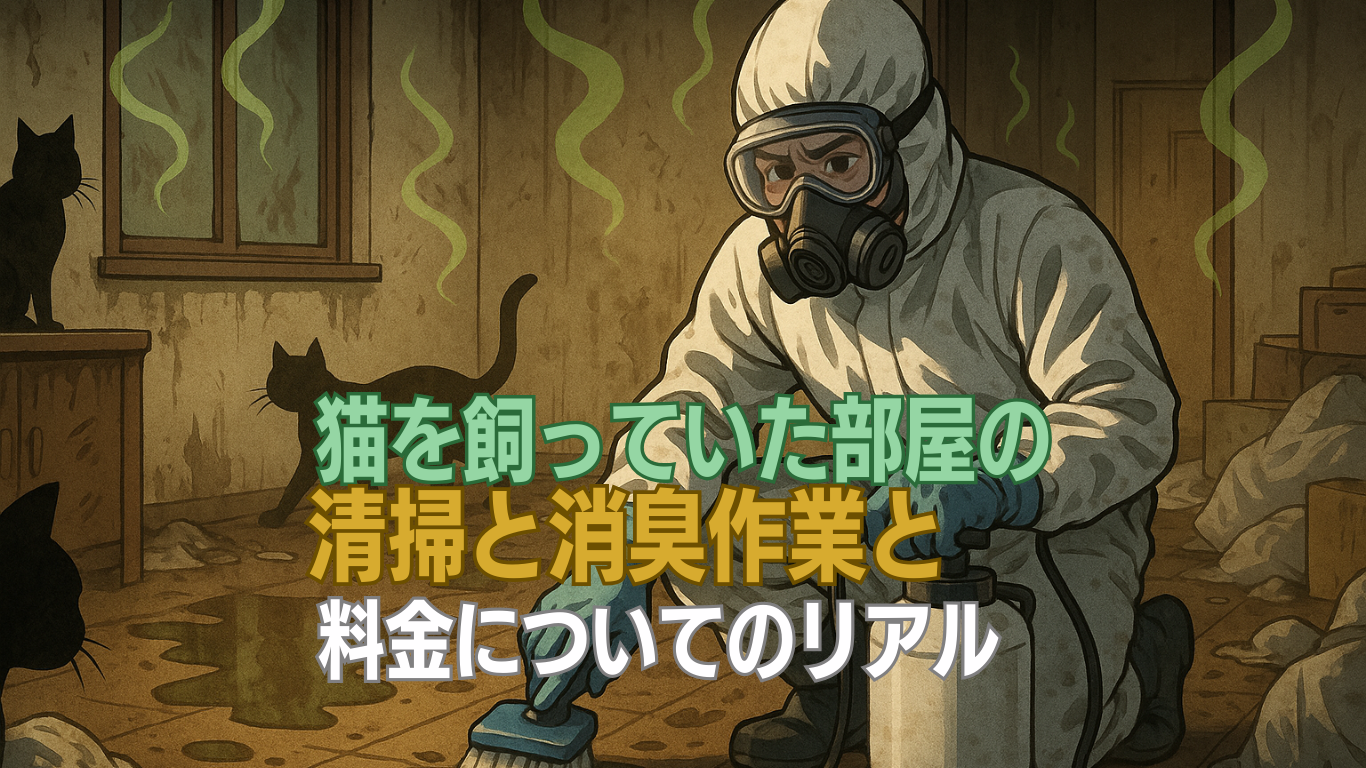 猫部屋消臭のリアル